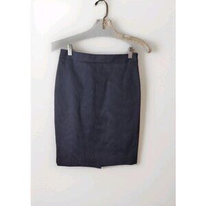 Ann Taylor Skirt Petite 0 Mini Striped Lined